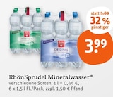 Mineralwasser Original von RhönSprudel im aktuellen tegut Prospekt