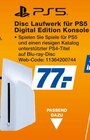 Disc Laufwerk für PS5 Digital Edition Konsole Angebote von PS5 bei expert Halberstadt für 77,00 €