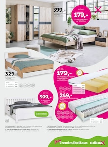 Matratze im mömax Prospekt "Bei dir liegt Sparen im Trend?" mit 16 Seiten (Hannover)