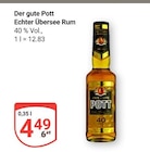 Aktuelles Der gute Pott Echter Übersee Rum Angebot bei GLOBUS in Oberhausen ab 4,49 €