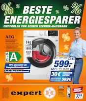 Aktueller expert Prospekt mit Waschmaschine, "BESTE ENERGIESPARER EMPFOHLEN VON DEINEN TECHNIK-NACHBARN", Seite 1