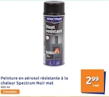 Promo Peinture en aérosol résistante à la chaleur noir mat à 2,99 € dans le catalogue Action à Cauffry