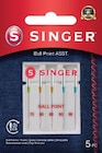 Aiguilles pour machine à coudre - SINGER - Lidl à Reims Aiguilles pour machine à coudre - SINGER en promo chez Lidl Reims à 8,99 €