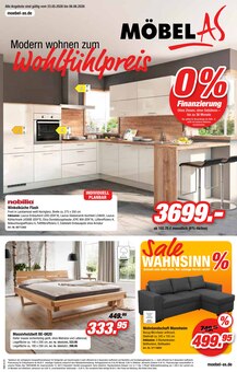 Möbel AS Prospekt Modern wohnen zum Wohlfühlpreis mit  Seiten in Waldrohrbach und Umgebung