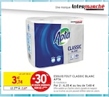 Essuie-Tout Classic Blanc - APTA dans le catalogue Intermarché Contact
