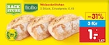 Weizenbrötchen Angebote von BioBio bei Netto Marken-Discount Oranienburg für 1,00 €
