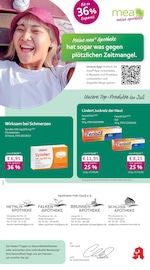 mea - meine apotheke Apotheken Prospekt der aktuellen Woche mit 4 Seiten, gültig von 01.07.2026 bis 31.07.2026, in Kämpfelbach und Umgebung Aktueller mea - meine apotheke Apotheken Prospekt in Kämpfelbach und Umgebung, "Unsere Juli-Angebote" mit 4 Seiten, 01.07.2026 - 31.07.2026