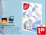 Collegeblock A4 im Angebot bei E center in Ettlingen Collegeblock A4 Angebote von GUT & GÜNSTIG bei E center Ettlingen für 1,49 €