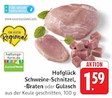 EDEKA Riederich - Hofglück Schweine-Schnitzel Angebot im Prospekt Hofglück Schweine-Schnitzel bei EDEKA im Riederich Prospekt für 1,59 €