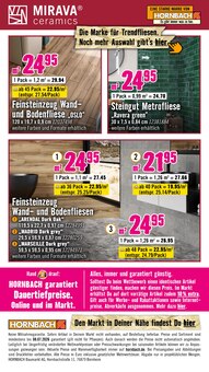 Fliesen im Hornbach Prospekt "Andere feiern Tore, du dein Projekt" mit 30 Seiten (Würzburg)