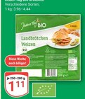 Landbrötchen Weizen im Angebot bei GLOBUS in Krefeld Landbrötchen Weizen Angebote von Jeden Tag Bio bei GLOBUS Krefeld für 1,11 €