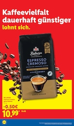 Kaffeepulver im Lidl Prospekt Kaffeepulver im Lidl Prospekt "Der Preisführer macht Deutschland dauerhaft günstiger!" auf Seite 6