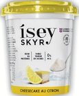 Skyr Cheesecake au citron - ISEY en promo chez Intermarché Hyper Skyr Cheesecake au citron - ISEY dans le catalogue Intermarché Hyper