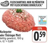 Hackepeter oder Thüringer Mett im Angebot bei nah und gut in Bautzen Hackepeter oder Thüringer Mett Angebote bei nah und gut Bautzen für 0,59 €