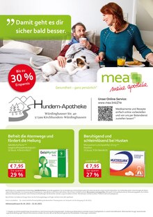 mea - meine apotheke Prospekt für Hilchenbach, Siegerland mit 4 Seiten mea - meine apotheke Prospekt für Hilchenbach, Siegerland: Unsere Januar-Angebote, 4 Seiten, 01.01.2022 - 31.01.2022