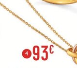 Chaîne maille forcat, 42 cm en promo à 93,00 € chez E.Leclerc Chaîne maille forcat, 42 cm dans le catalogue E.Leclerc