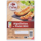Aiguillettes de Poulet Rôti - CARREFOUR EXTRA en promo à 2,69 € chez Supermarchés Match Aiguillettes de Poulet Rôti - CARREFOUR EXTRA dans le catalogue Supermarchés Match