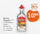 Tequila Angebote von Sierra bei tegut Bamberg für 10,99 €