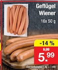 Zimmermann Schortens - Geflügel Wiener Angebot im Prospekt Geflügel Wiener bei Zimmermann im Schortens Prospekt für 5,99 €