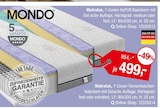 Matratze im Angebot bei Opti-Wohnwelt in Cuxhaven Matratze Angebote von mondo bei Opti-Wohnwelt Cuxhaven für 499,00 €
