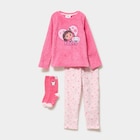 Ensemble pyjama Gabby coffret cadeau rose clair fille - La Halle Ensemble pyjama Gabby coffret cadeau rose clair fille à 19,59 € dans le catalogue La Halle