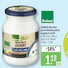 Aktuelles EDEKA Bio Bioland-Weidemilch Joghurt mild Angebot bei Marktkauf in Ulm ab 1,19 €