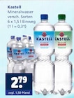 Aktuelle Mineralwasser Angebote bei Getränkewelt in Wuppertal Aktuelles Kastell Angebot bei Getränkewelt in Wuppertal ab 2,79 €
