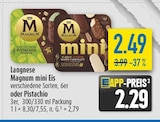 Magnum mini Eis oder Pistachio von Langnese im aktuellen diska Prospekt für 2,29 €