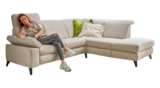 Aktuelles Ecksofa Stoff Angebot bei Polstermöbel Fischer in Nürnberg ab 999,00 €