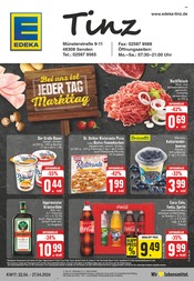 Aktueller EDEKA Supermarkt Prospekt in Senden und Umgebung, "Aktuelle Angebote" mit 24 Seiten, 22.04.2024 - 27.04.2024