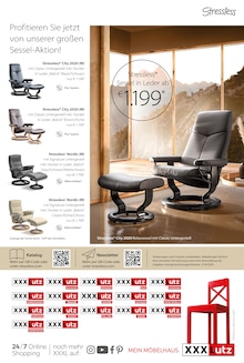 Relaxsessel im XXXLutz Möbelhäuser Prospekt "Stressless" mit 8 Seiten (Mönchengladbach)