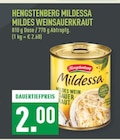 Mildessa Mildes Weinsauerkraut Angebote von Hengstenberg bei Marktkauf Hagen für 2,00 €