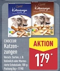 Aktuelles Katzenzungen Vollmilch Angebot bei ALDI Nord in Magdeburg ab 1,79 €