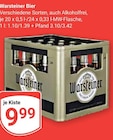Bier im Angebot bei GLOBUS in Nettetal Bier Angebote von Warsteiner bei GLOBUS Nettetal für 9,99 €