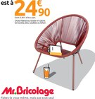 Promo Chaise Bahamas à 24,90 € dans le catalogue Mr.Bricolage à Cannes