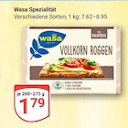Spezialität im Angebot bei GLOBUS in Herne Spezialität Angebote von Wasa bei GLOBUS Herne für 1,79 €