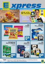 E xpress Supermarkt Prospekt der aktuellen Woche mit 4 Seiten, gültig von 24.08.2026 bis 29.08.2026, in Berg und Umgebung Aktueller E xpress Supermarkt Prospekt in Berg und Umgebung, "Wir lieben Lebensmittel." mit 4 Seiten, 24.08.2026 - 29.08.2026