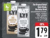 Bio Barista Hafer Oat von Oatly für 1,79 € bei EDEKA im Angebot Bio Barista Hafer Oat von Oatly im aktuellen EDEKA Prospekt