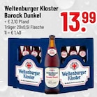 Weltenburger im Trinkgut Prospekt Barock Dunkel von Weltenburger Kloster im aktuellen Trinkgut Prospekt für 13,99 €