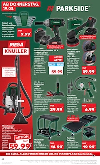 Montag Angebot im Kaufland Prospekt, gültig von 19.03.2026 bis 25.03.2026 Montag Angebot im aktuellen Kaufland Prospekt auf Seite 40