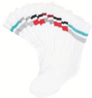 Lot de 12 mi chaussettes tennis en promo chez Supeco Levallois-Perret à 5,99 €