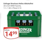Helles Alkoholfrei im Angebot bei GLOBUS in Braunschweig Helles Alkoholfrei Angebote von Erdinger Brauhaus bei GLOBUS Braunschweig für 14,99 €