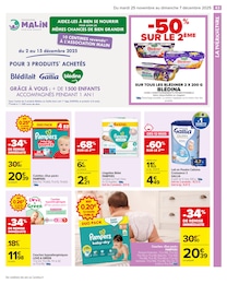 Prix et réduction Lingette Bébé dans le prospectus Carrefour Market en cours Offre Lingette Bébé dans le catalogue Carrefour Market du moment à la page 45