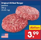 Netto Marken-Discount Täferrot - Original US Beef Burger Angebot im Prospekt Original US Beef Burger bei Netto Marken-Discount im Täferrot Prospekt für 3,99 €