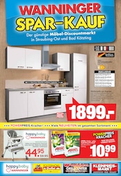 Aktueller Möbel Wanninger Prospekt mit Waschmittel, "SPAR-KAUF", Seite 1