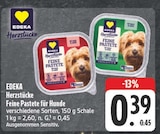Herzstücke Feine Pastete für Hunde Angebote von EDEKA bei E center Freital für 0,39 €