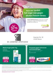 Apotheke Prospekt von mea - meine apotheke in Kaarst Aktueller mea - meine apotheke Apotheken Prospekt für Kaarst: Unsere Mai-Angebote mit 6} Seiten, 01.05.2025 - 31.05.2025