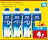 Frische Milch Angebote von Weihenstephan bei Netto Marken-Discount Frankfurt für 4,00 €