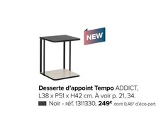 Desserte d’appoint Tempo Addict - Gautier à Paris Desserte d’appoint Tempo Addict en promo chez Gautier Paris à 249,00 €