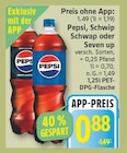 Pepsi im Angebot bei EDEKA in Berlin Pepsi Angebote von Pepsi bei EDEKA Berlin für 0,88 €